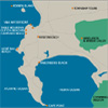 Map of tourist attraction in the Western Cape