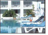 The Pool Area at The Bay Hotel